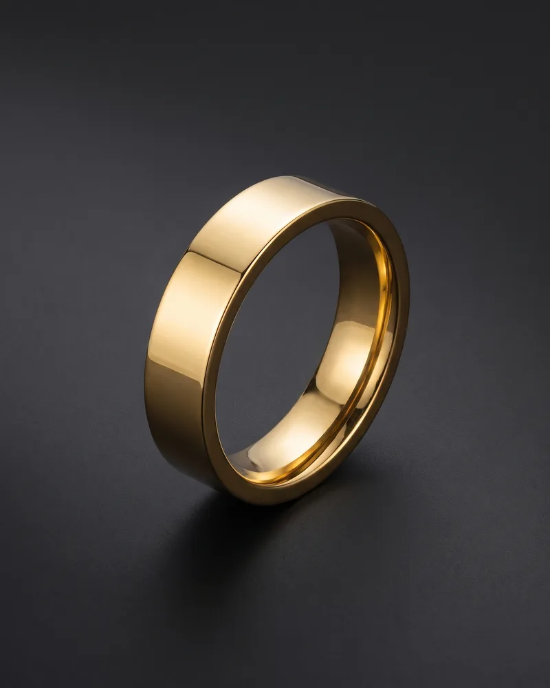 Anillo banda lisa