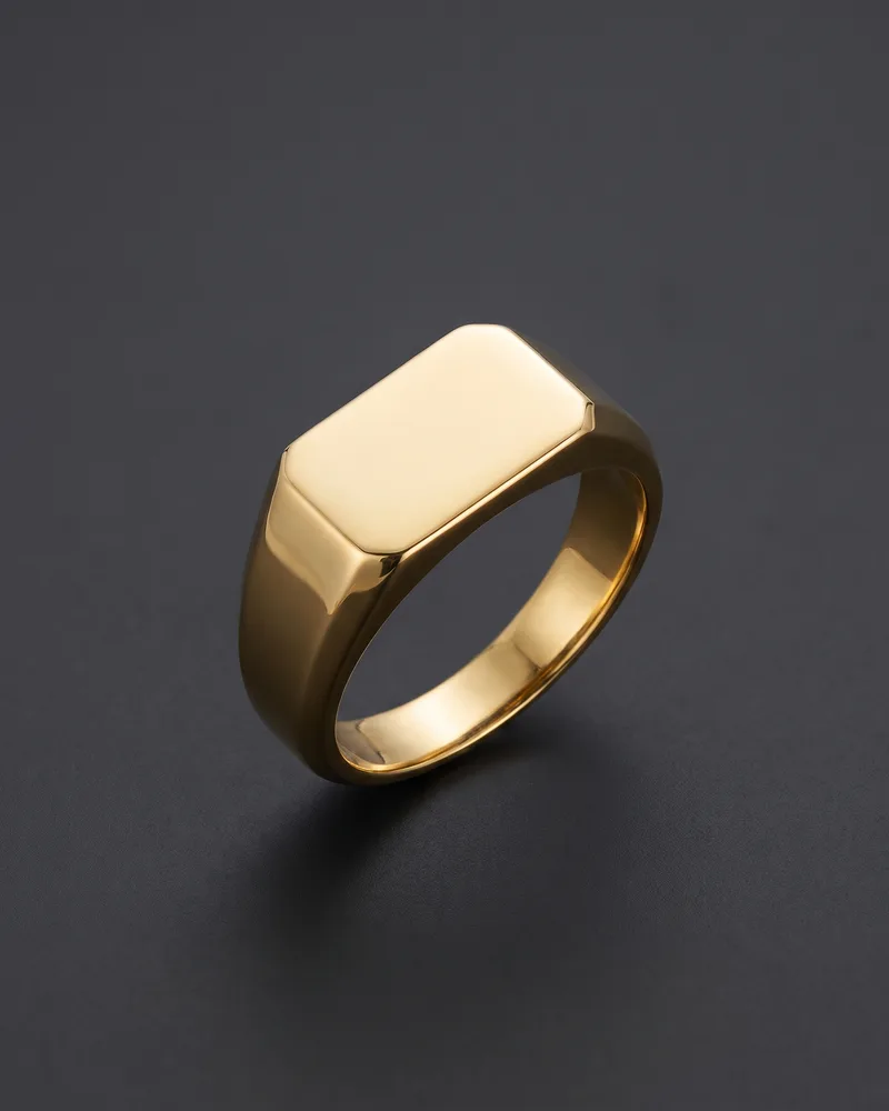 Anillo sello liso